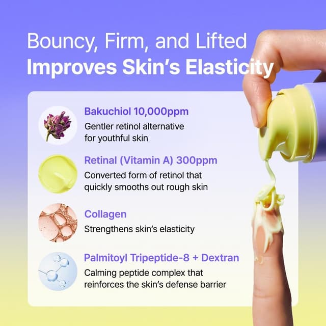 Detalle de BY WISHTREND Crema Nocturna con Bakuchiol y Vitamina A 🌙