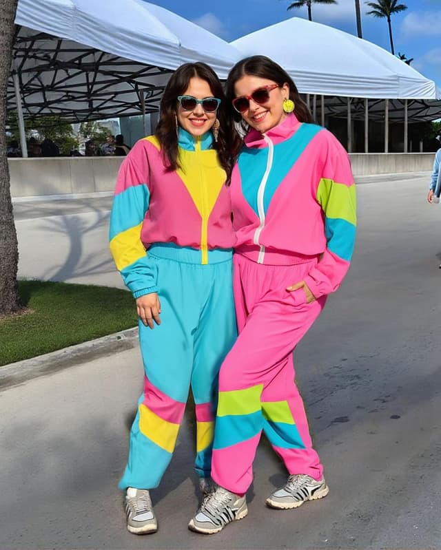 Detalle 2 de UOUA Women's Color Block Tracksuit Set