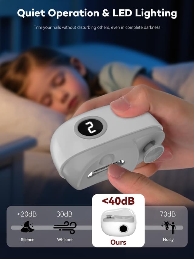 Detalle 2 de Tagliaunghie Elettrico 3 in 1 400 mAh