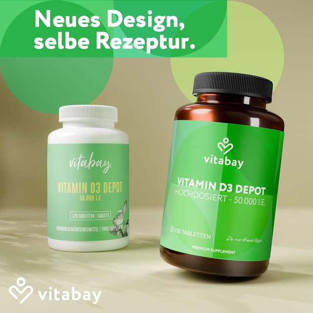 Detalle 2 de Vitabay Vitamin D3 Depot 50.000 I.E.