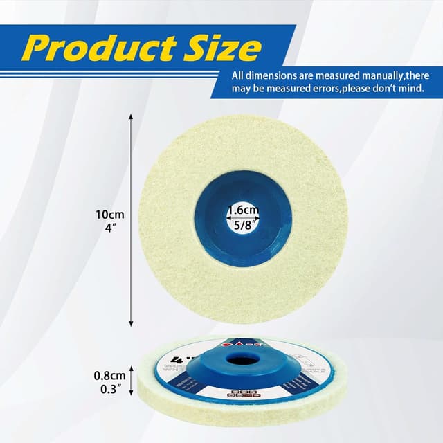 Detalle 2 de SALI Winkelschleifer Polierscheiben 100 mm
