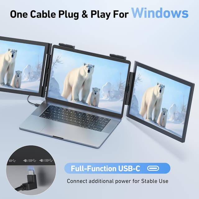 Detalle 2 de Pornitor 14" laptop screen extender