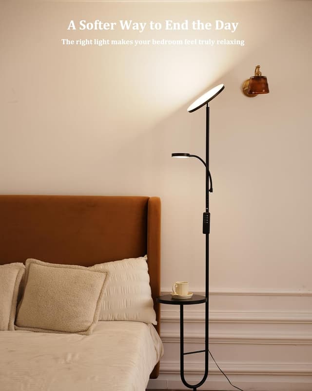 Detalle de Lampada da terra LED 36W dimmer 350°