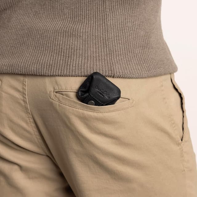 Detalle de Gusti Portafoglio Da Donna In Pelle Linus in pelle di vacchetta, compatto stile vintage a scatola viennese