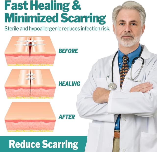 Thumbnail 5 de AZEN 28 Pack Wound Closure Strips 🩹