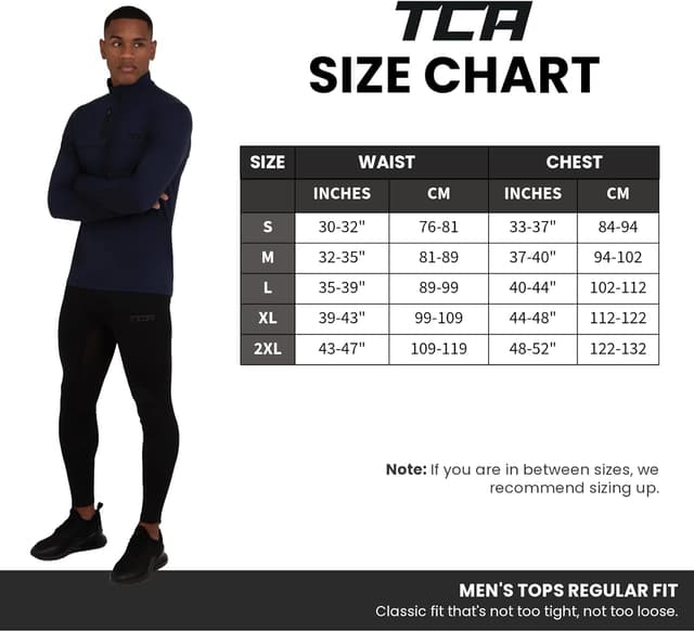 Thumbnail 5 de TCA Fusion Long Sleeve Running Top 1/4 Zip