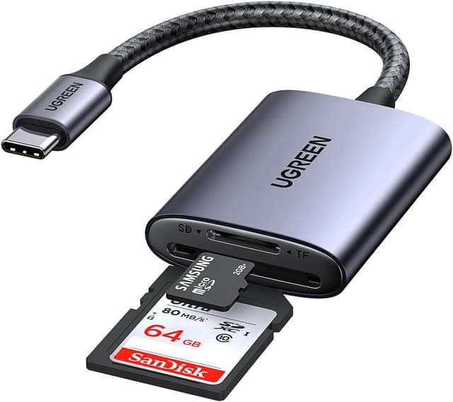 Detalle de UGREEN USB C Kartenleser 170 MB/s SD 3.0