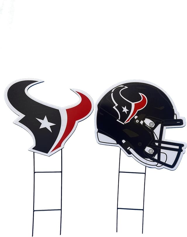 Detalle de Proformance Home NFL Logo & Helmet 2-Pack Yard Sign Set (Cleveland Browns)