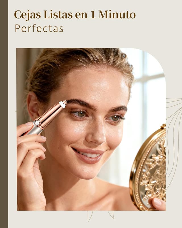 Thumbnail 3 de Rasuradora Facial Mujer Recortadora de Cejas 1 Cabezal
