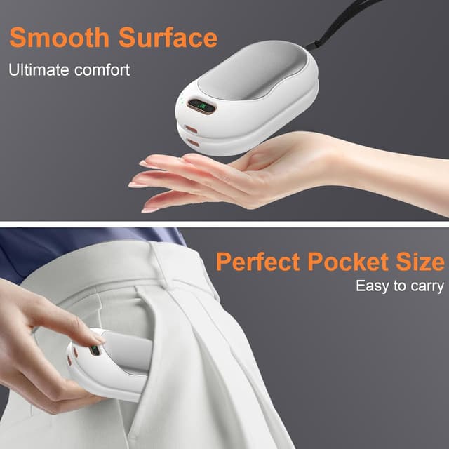 Thumbnail 5 de Scaldamani Ricaricabile 5000mAh Scaldamani Elettrico 3 Livelli