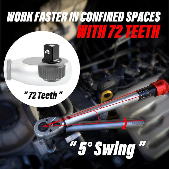 Thumbnail 5 de Hairich Drehmomentschlüssel 1/2 Zoll 20–230 Nm