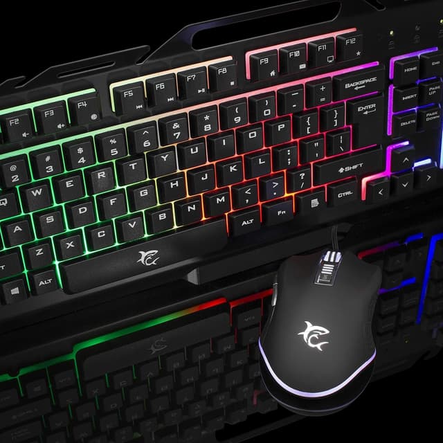 Thumbnail 6 de White Shark GK-1923 Gladiator-2 Gaming Keyboard - UK Layout, LED RGB Backlit, Metal Framed With Phone Holder, Silent Non-Conflict Membrane Keys for PC, PS4, Xbox
White Shark GK-1923 Gladiator-2 Gaming Keyb…