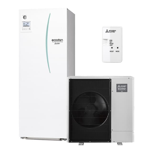 Detalle de Mitsubishi Electric KIT PUZ-SWM80VAA aerotermia 200 litros