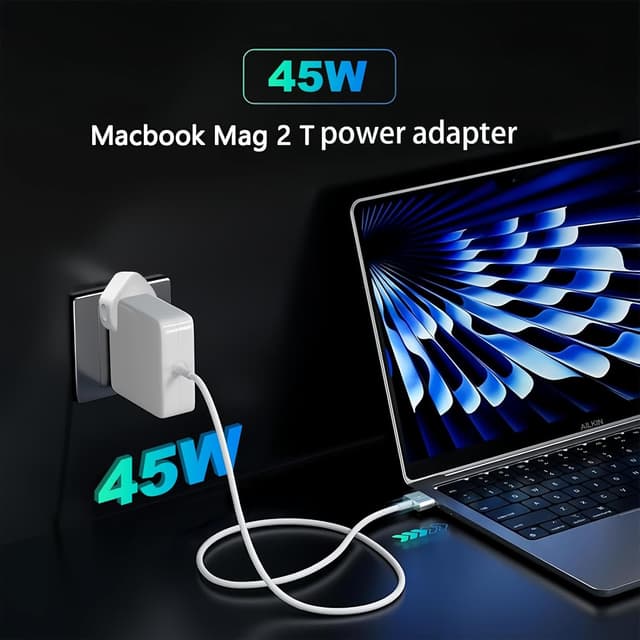 Detalle 2 de Compatible MacBook Air 45W T‑Tip Charger