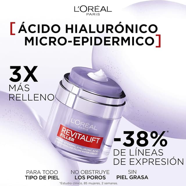 Detalle 2 de L'Oreal Paris Revitalift Filler Crema 50 ml