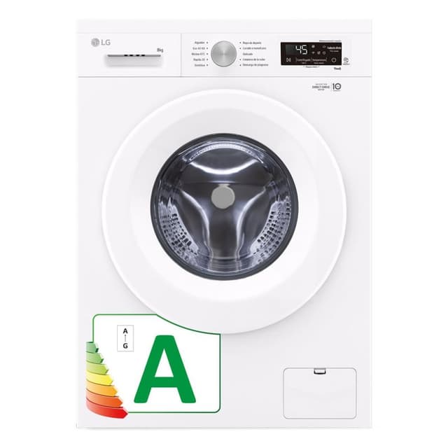 Detalle de Lavadora LG 8kg Carga Frontal 1400rpm