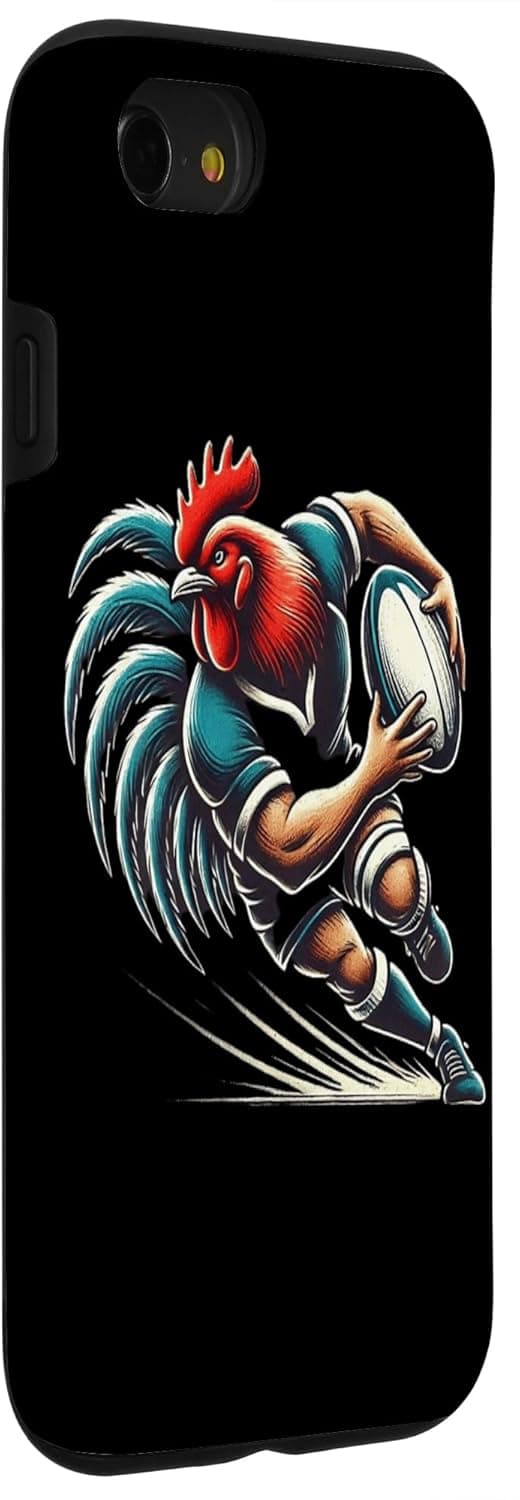 Thumbnail 2 de Rugby Coq de Poules Rugbyman Coque iPhone SE 2020/7/8