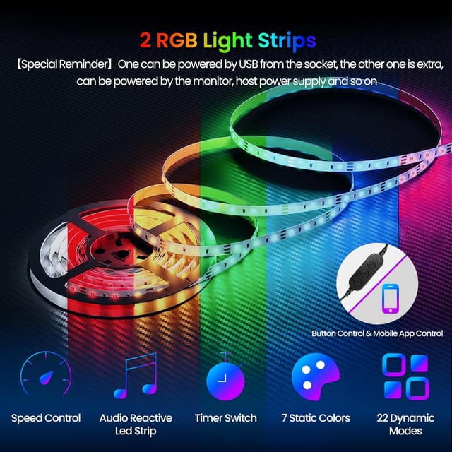 Detalle 1 de DOMSHOCT gaming desk 100×50cm with LED