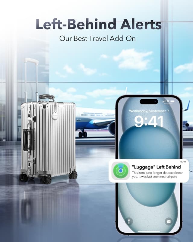 Thumbnail 4 de Air Tracker Tags 4-Pack for Apple Find My 40m