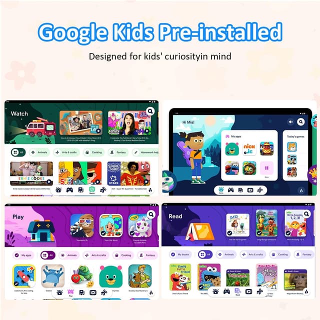 Thumbnail 4 de WXUNJA Android 15 Kids Tablet 10.1