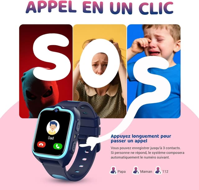 Detalle 2 de Blackview 2026 Montre connectée enfant 4G