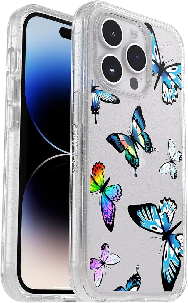 Detalle de Otterbox Symmetry Clear iPhone 14 Pro 3x