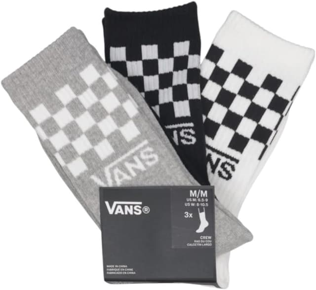 Thumbnail 3 de Vans Classic Check Crew Chaussettes lot de 3
