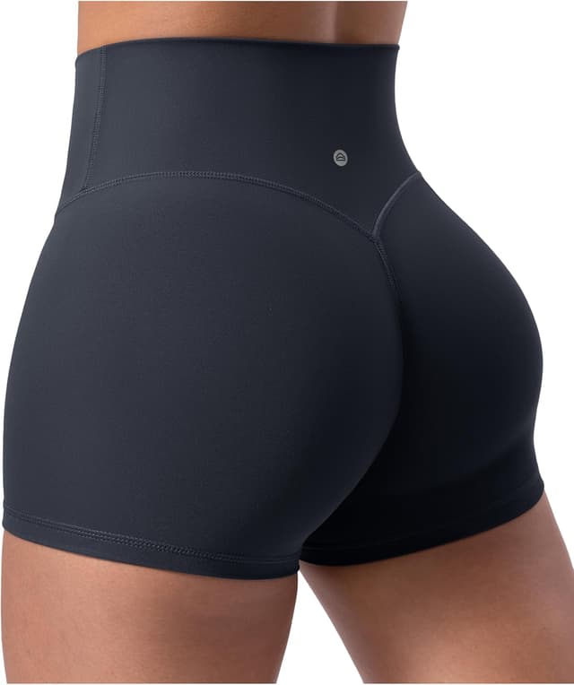 Thumbnail 6 de ENERBLOOM Women’s Biker Shorts (2.5" / 4" / 6") High Waisted No Front Seam Workout Short with Hidden Scrunch