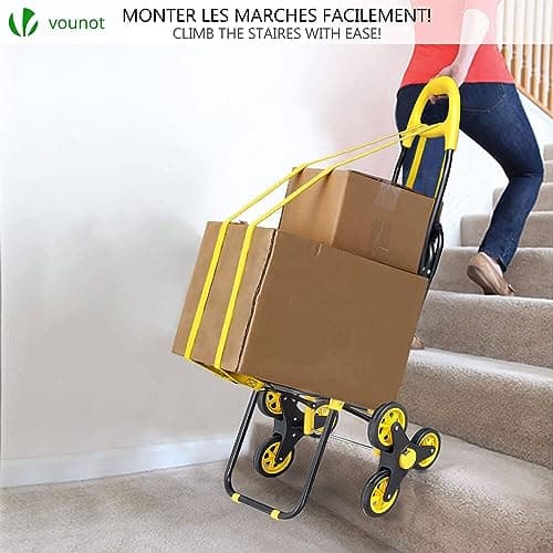 Detalle de VOUNOT Carro de la Compra 40 L plegable con asiento 🛒