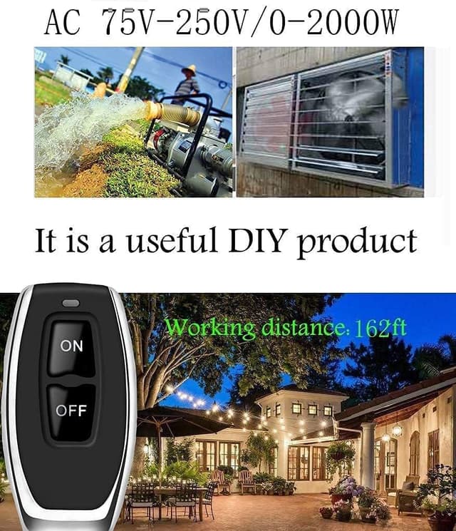 Thumbnail 5 de DieseRC 433Mhz Télécommande sans Fil 30A 🎛