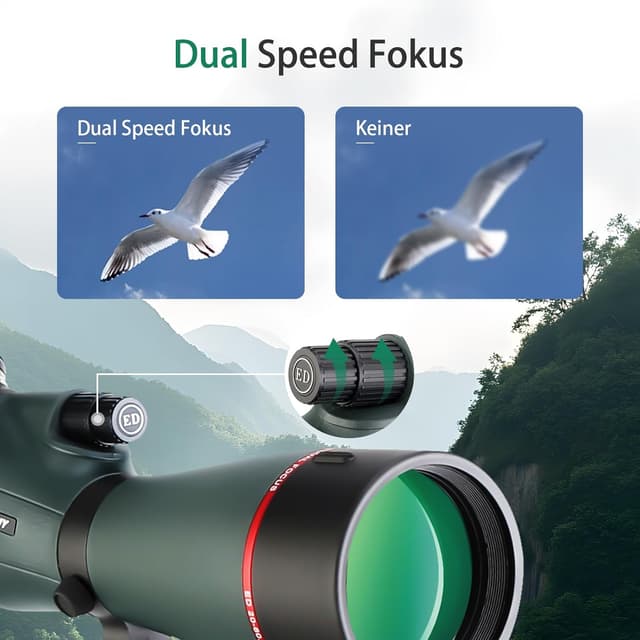 Detalle 2 de Svbony SV406P 20-60x80 Spotting Scope