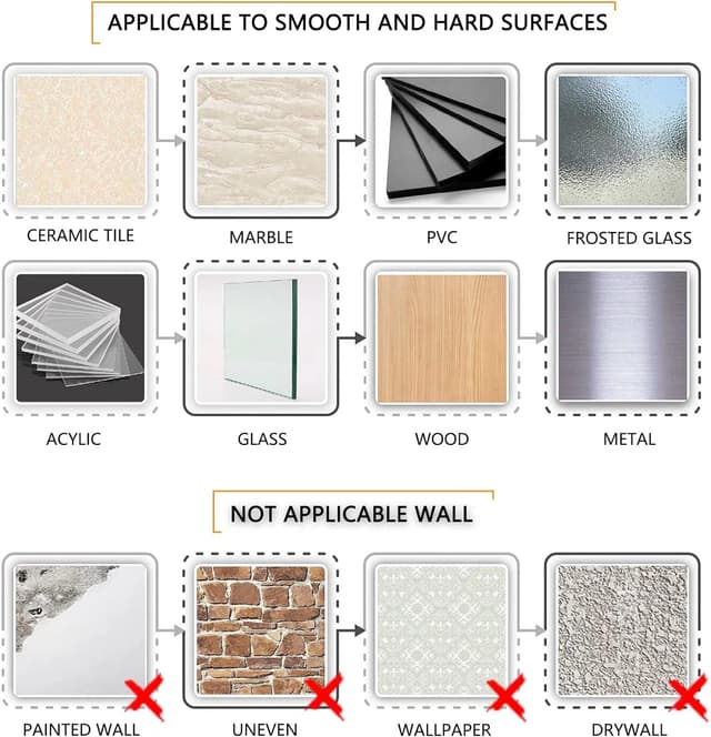 Detalle 2 de KAXIMON Self Adhesive Hooks White (10 pack) – extra strong sticky hooks for kitchen and bathroom