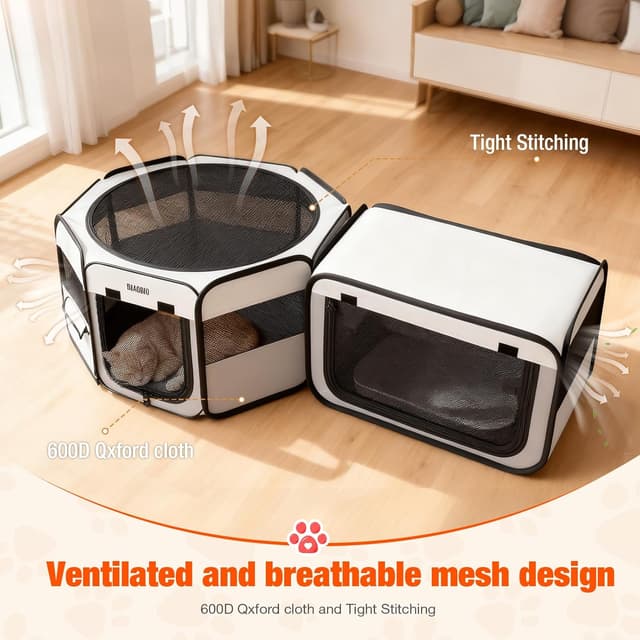 Thumbnail 2 de BMAOBBO Laufstall Hund 125x68 cm