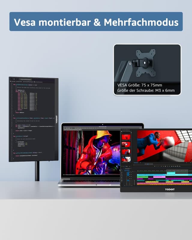 Thumbnail 6 de Portable Monitor 17,3 Zoll FHD IPS