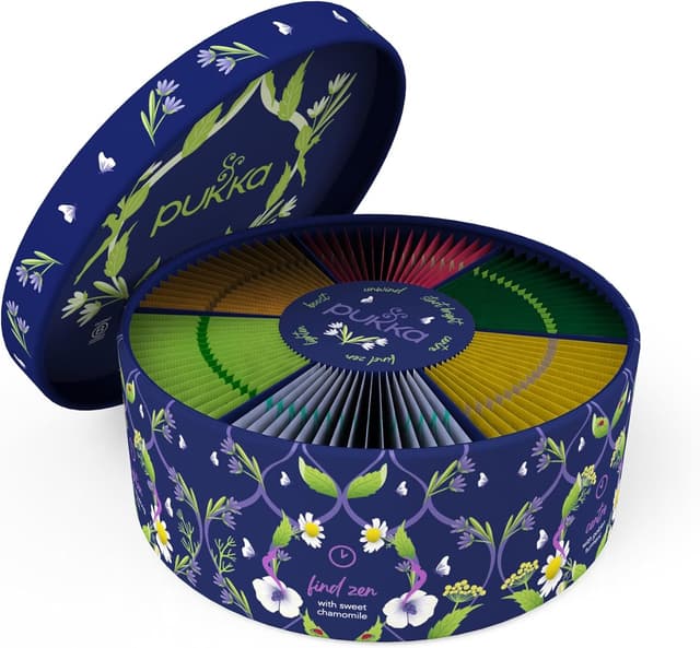 Detalle de Pukka Tisane Premium Selection Box Benessere dalla Mattina alla Sera, 6 gusti (90 filtri)