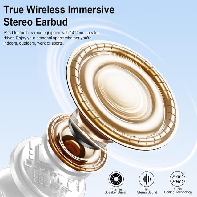 Thumbnail 6 de Auriculares Bluetooth 5.3 HiFi 40H blanco