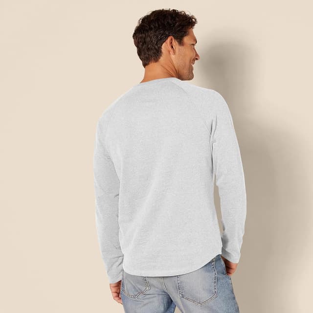 Detalle de Amazon Essentials Henley Shirt Long Sleeve