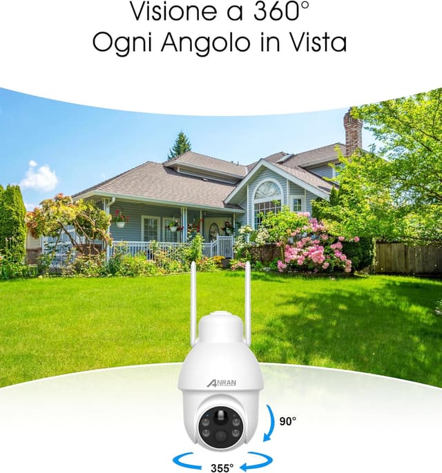 Thumbnail 1 de ANRAN Q03-Max Telecamera Wi‑Fi 5MP per esterni