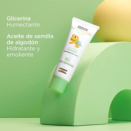 Thumbnail 6 de ISDIN Baby Naturals Crema Facial Hidratante Diaria para Bebé (92% origen natural) 50 ml
