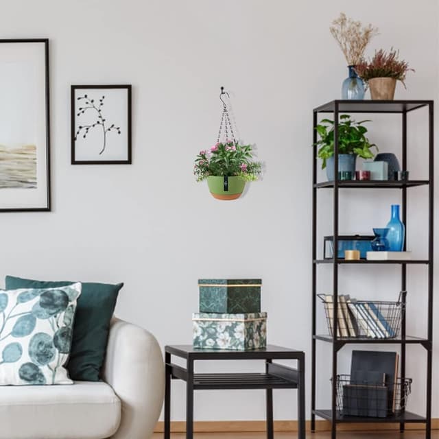 Thumbnail 4 de EACHPT Blumenampel 21 cm Hängepflanzgefäß