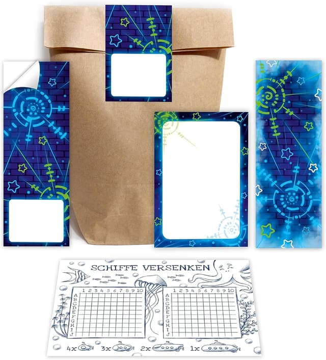 Thumbnail 5 de Minkocards 12 Geschenktüten Natur 14x22 cm