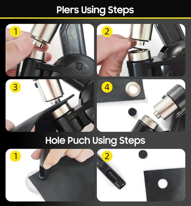 Detalle 2 de HAPDEN Eyelet Punch Kit 6/10/12