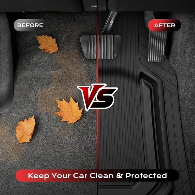 Detalle de Coverado Car Floor Mats 3PCS Universal Fit