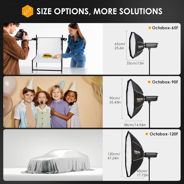 Thumbnail 6 de TARION Softbox Octagonal 120 cm OC-120F Softbeam