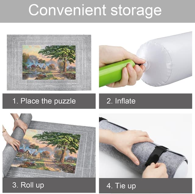 Thumbnail 2 de Tapis Puzzle 3000 Pièces Gris 🧩