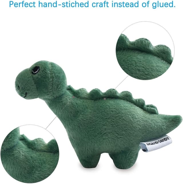 Detalle de LEGEND SANDY squeaky plush dog toys pack