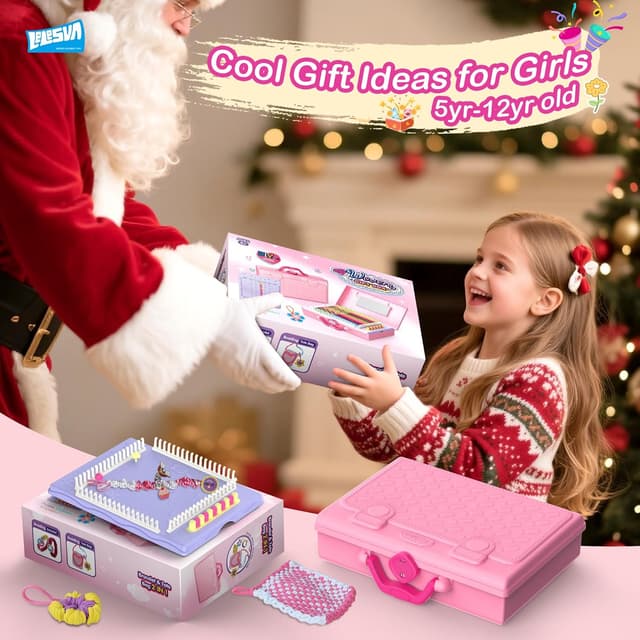 Thumbnail 6 de Kit 3 in 1 da 400 pezzi con telaio per tessitura: braccialetti dell’amicizia e scatola portaoggetti