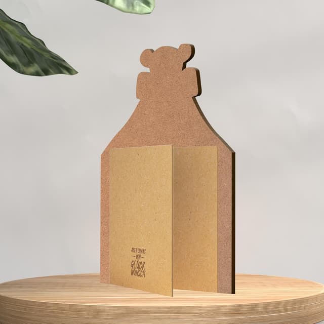 Thumbnail 6 de Löwenbaby Holzkarte zur Geburt