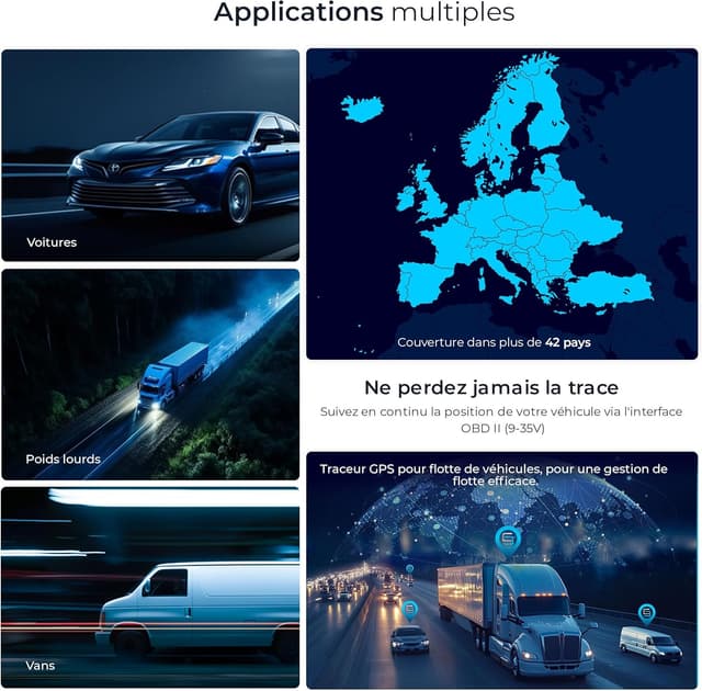 Detalle 2 de Salind GPS Traceur 4G OBD, 4G
