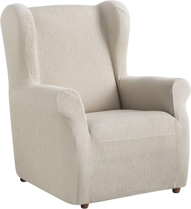 Detalle de textil-home Funda Elástica para Sillón Orejero TEIDE, Tamaño 1 Plaza 🛋